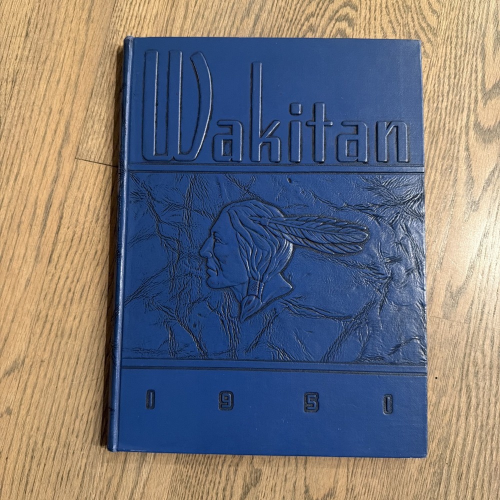 Vintage 1951 The Wakitan Central High School Yearbook St Joseph, Missouri